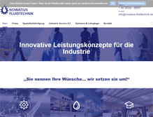 Tablet Screenshot of nowatius-fluidtechnik.de